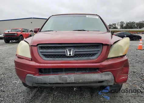2005 Honda Pilot Exl z USA, uszkodzony, nr VIN 5FNYF18555B032314